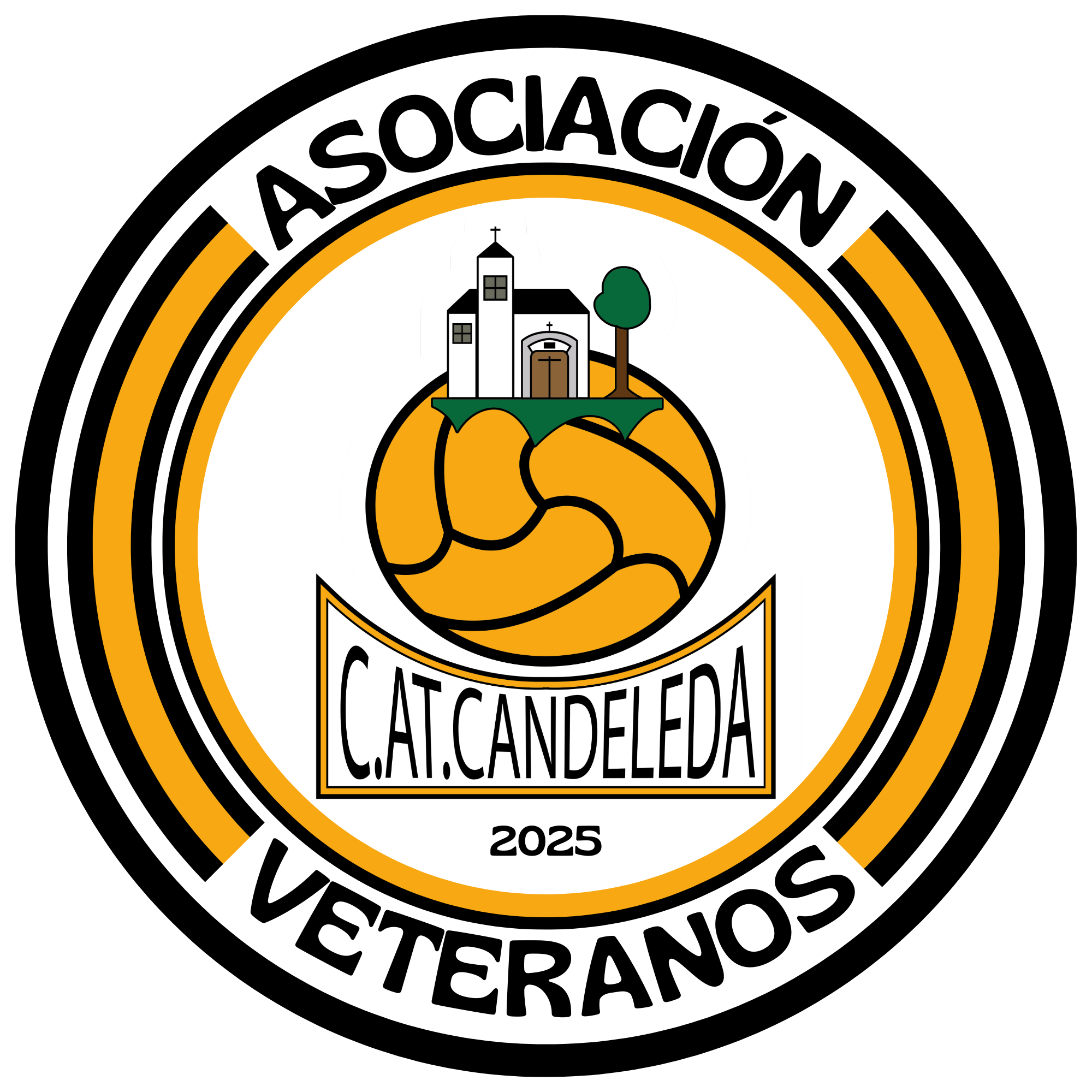 Escudo de la Asociación de Veteranos Atlético Candeleda