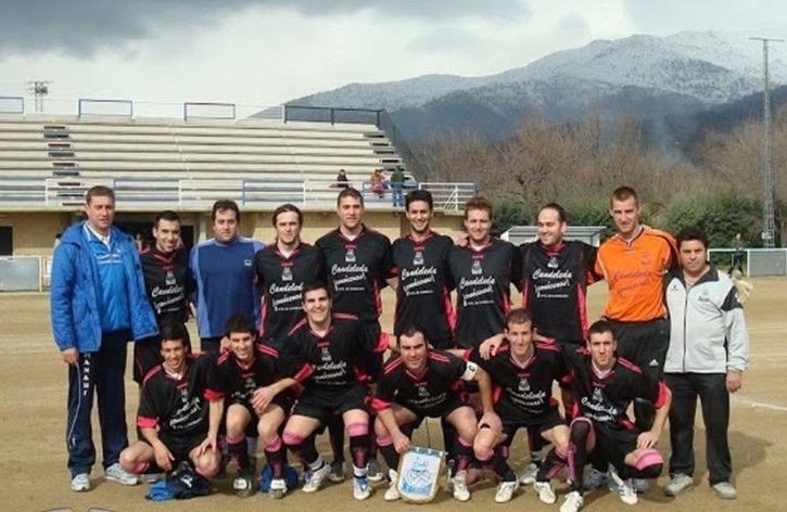 Atlético Candeleda con su segunda equipación durante la temporada 2008-09 en Regional Preferente